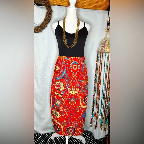 NWT Gretchen Scott Jersey Pencil Skirt - Magic Carpet - Picture 2 of 10